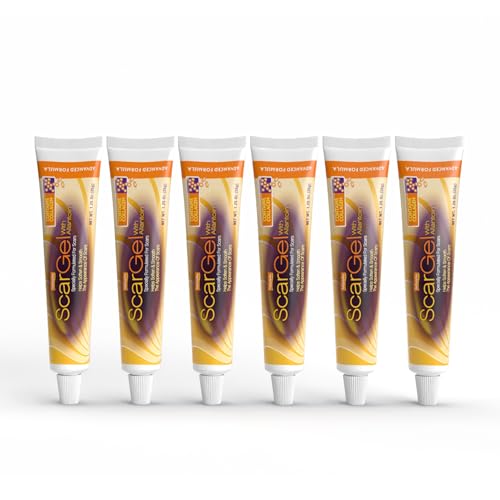 Natureplex Scar Gel 1.25 oz (6 Pack) – Clinically Proven Formula for Old & New Scars – Reduces Appearance of Scars from Surgery, Burns, Acne, Injury & Stretch Marks