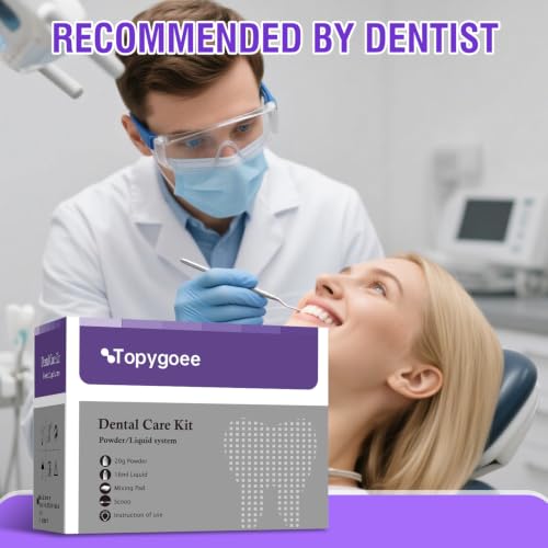 Tooth Repair Kit, Zinc Oxide Eugenol Dental Cement for Broken Teeth Purple