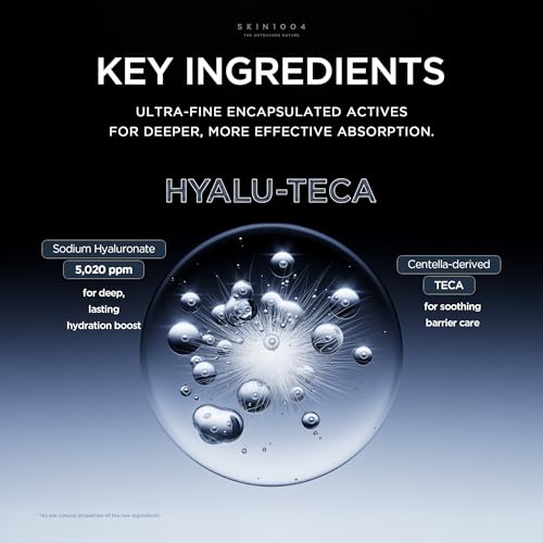 SKIN1004 Hyalu TECA Glass Skin Milk, Hydrating Face Moisturizer for a Dewy Glow, Milky Toner with Hyaluronic Acid for Deep Moisture, Peptides for Elasticity, Korean Skin Care, 7.10 fl.oz / 210ml