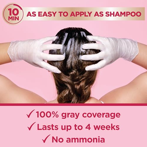Garnier Color Sensation Root Retouch, Demi Permanent Hair Dye for Roots with 100% Gray Coverage and No Ammonia, Black Hair Dye 1.0, Pack of 6 (Packaging May Vary)