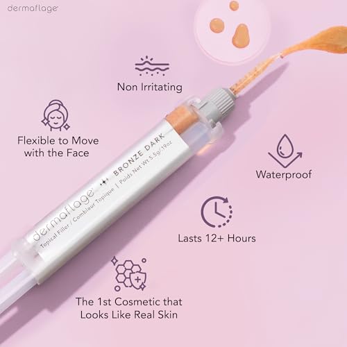 Dermaflage Scar Filler, Refill Applicator Bronze Dark