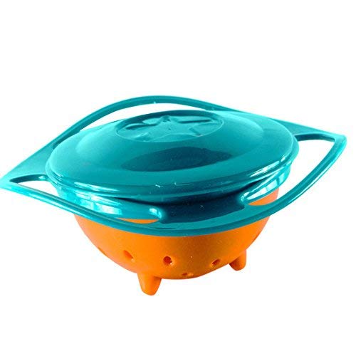 Spill Resistant Gyro Bowl with Lid Blue - BeesActive Australia