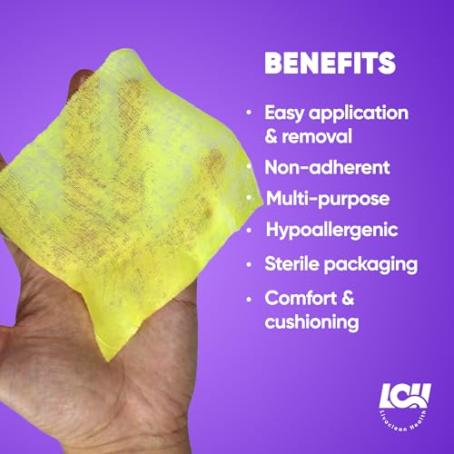 30 CT Xeroform Petrolatum Dressing – Non Stick Gauze Pads – 4" x 4" & 5" x 9" Occlusive Dressing – Fine Mesh Sterile Petroleum Gauze Dressing for Wound Care, Burns, Lacerations, & Skin Grafts