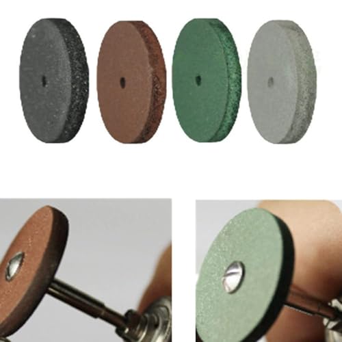 100Pcs/Box Dental Silicone Rubber Polishing Grinding Wheels (Ultra Fine) Ultra Fine