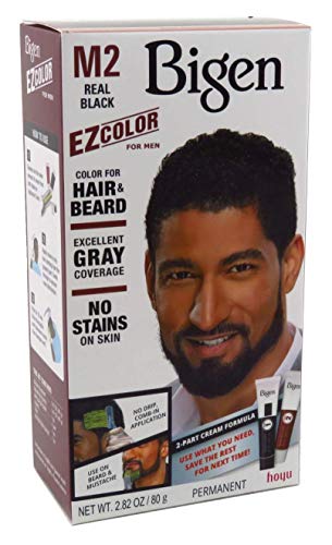 Bigen Ez Color For Men M2 Real Black Kit (Pack of 3) 0.94 Ounce (Pack of 3)
