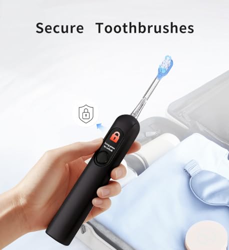 Sonic Toothbrush with Travel Case, AI Display, 4 Modes, Pressure Sensor