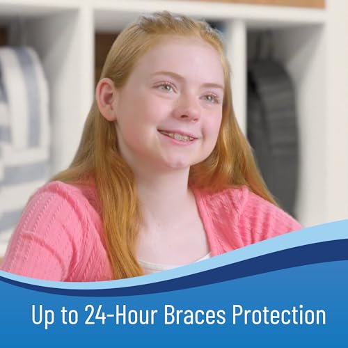 OrthoDots CLEAR – 24-Hour Protection | Sticks Better than Dental Wax | Moisture Activated Braces Wax Alternative for Pain Caused by Braces, Clear Aligner Trays, and Other Orthodontic Appliances 12 Count (Pack of 4)