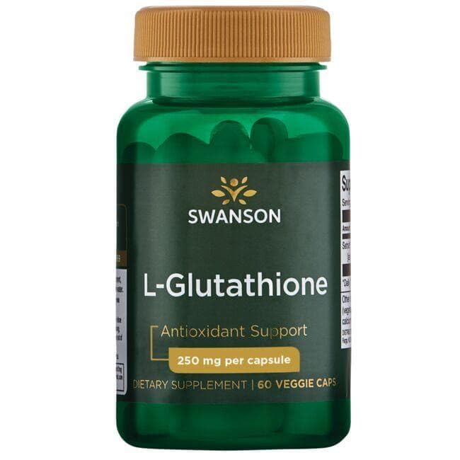 Swanson Ultra L-Glutathione 250 mg, 60 Veg Capsules | Features Setria Glutathione to Increase Glutathione Levels, Supports Healthy Detoxification and Immune Health, Antioxidant