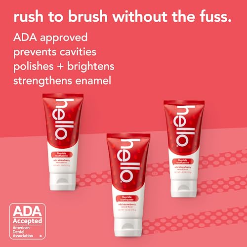 hello Kids Toothpaste Bundle with Dragon Dazzle Blue Raspberry 4.2 OZ 3-Pack and Wild Strawberry 3-Pack