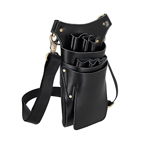 Scissors Bag, Leather Barber Hairdressing Scissor Shears Holster