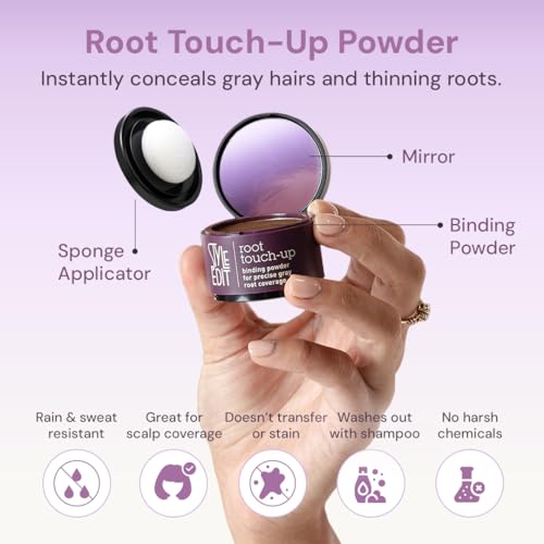 Style Edit Root Touch Up Powder, Light Brown, 0.13 oz 1 Pack