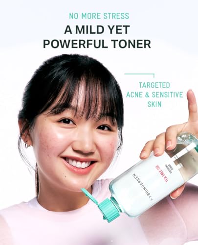 BRING GREEN Tea Tree CICA Soothing Toner | Mild Daily Skincare Routine for Cooling and Hydrating Effect (8.5 Fl. Oz., 250ml)