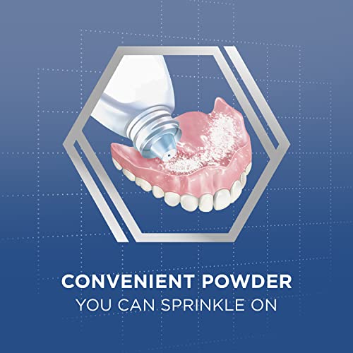 Super Poligrip Denture Adhesive Powder, 1.6 Ounces (Pack of 6) New 1.6 Ounce (Pack of 6)