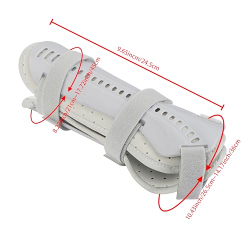 Forearm & Wrist Support Brace Splint, Forearm Immobilizer Brace Splints Breathable Wrist Splint, Upgraded with Double Splint, Great for Wrist Pain, Sprain, Sports Injuries (Right) Right