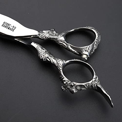 7" 7.5" 8"9" Professional Hairdressing Scissors Barber Salon Hair Cutting Dragon Shears (Large). (8 inch) 8 Inch