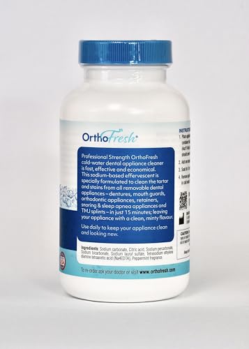 OrthoFresh Professional Cold Water Dental Appliance Cleaner