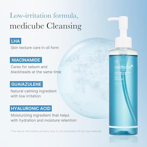 medicube Double Cleansing Duo - Zero Pore Cleansing Oil, Zero Foam Cleanser