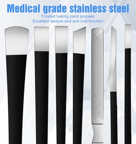 7Pcs Pedicure Knife Set, Stainless Steel Ingrown Toenail Pedicure Knife Set