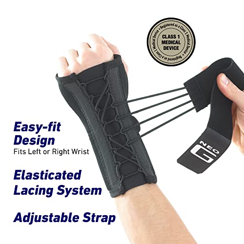 Neo-G Easy-Fit Wrist Brace for Carpal Tunnel – Hand Splints for Strains, Sprains, Instability, Tenosynovitis, Wrist Brace for Tendonitis - Right or Left - L - Class 1 Medical Device Large