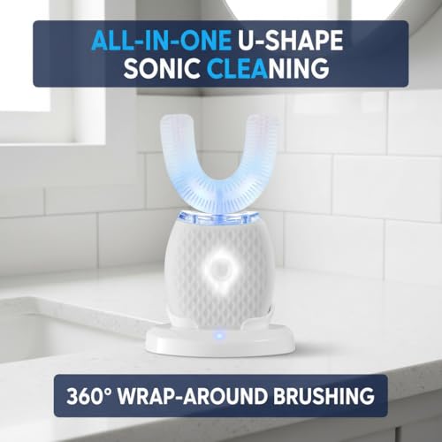 Ultra Soft U Shaped Toothbrush for Adult Daily Oral Care