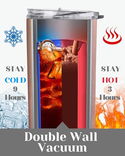 Onebttl Occupational Therapy Gifts, OT Gifts for Women, Appreciation Gifts for OT on World Occupational Therapy Day, Birthday and Christmas, 20 oz Insulated Stainless Steel Tumbler - Glitter