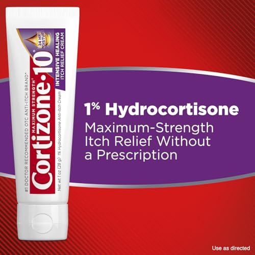Cortizone-10 Max Strength Intensive Healing Itch Relief Cream, 1 oz.