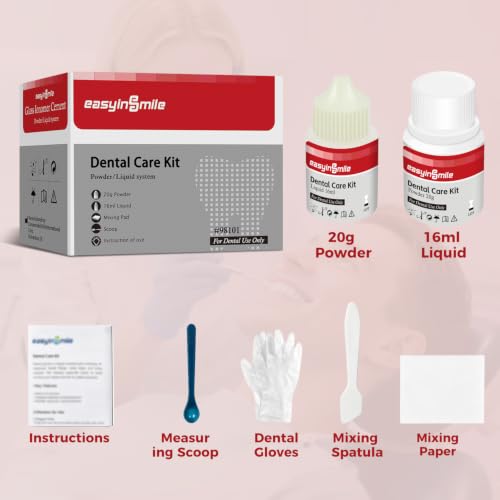 Tooth Repair Kit for Broken Teeth with Zinc Oxide Eugenol Dental Cement
