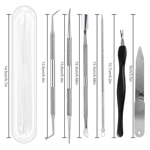 Ingrown Toenail File and Lifters Set(6pcs) 6PCS