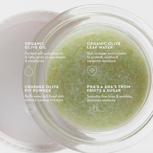 Furtuna Skin Triple Olive Lip Polish - 8ml | Exfoliating Lip Scrub for Women and Men | Lip Treatment with Olive Oil for Smooth and Refreshed Lips