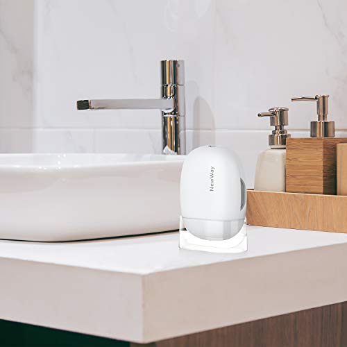 NewWay Mini Toothbrush Cover Rechargeable Travel Toothbrush Case with Holder for Houshold and Traving or Business Trip White