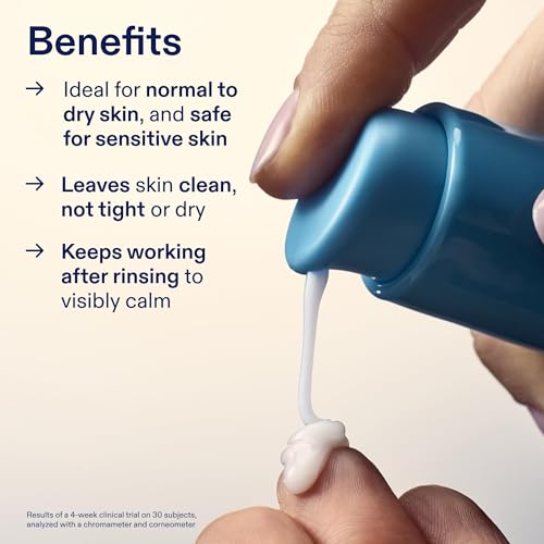Skinfix Foaming Oil Cleanser for Face - 6 oz - Rich Gel-to-Foam Formula to Hydrate & Soothe Dry, Sensitive Skin - Fragrance Free, Vegan, Cruelty Free