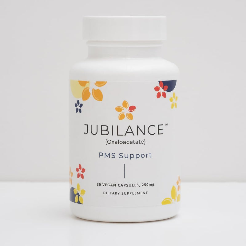 Jubilance PMS Support - Oxaloacetate PMS Relief Vitamin for Women (New Look, Same Clinically Proven Formula)