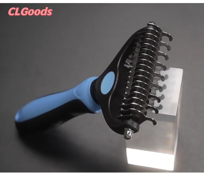 Pet Dual-Sided Dematting Comb，Pet Grooming Comb- Double Sided Shedding, Dog Comb，Pet Comb，Dog Comb for Shedding, Pet Comb - BeesActive Australia