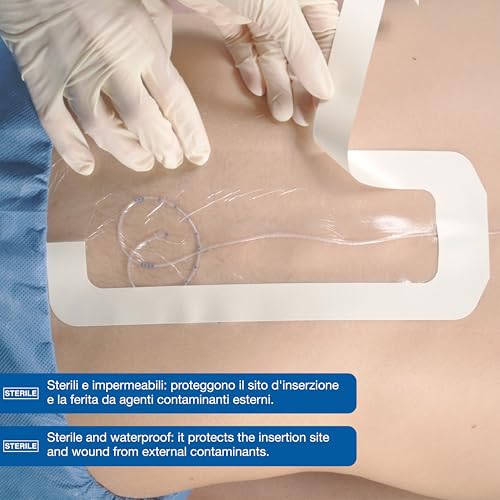 3M Health Care 1624W Tegaderm Film Dressing, Frame Style, 2.75" Length x 2.375" Width, Transparent (Pack of 100)
