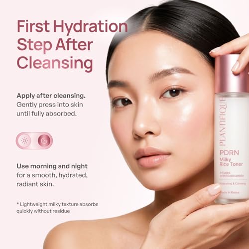 PLANTIFIQUE Korean PDRN Milky Toner for Face – Glass Skin & Barrier Repair