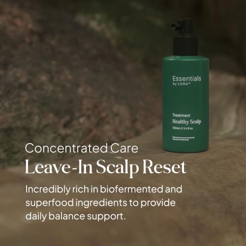Healthy Scalp Treatment for Dry Flaky Scalp, Lightweight Leave-In Scalp Treatment with Rosemary & Peppermint, 3.4 oz