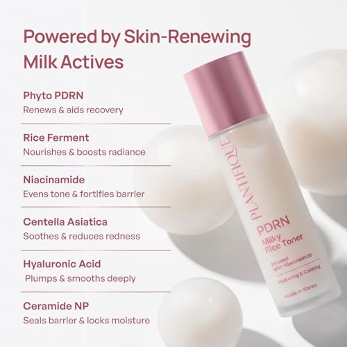 PLANTIFIQUE Korean PDRN Milky Toner for Face – Glass Skin & Barrier Repair