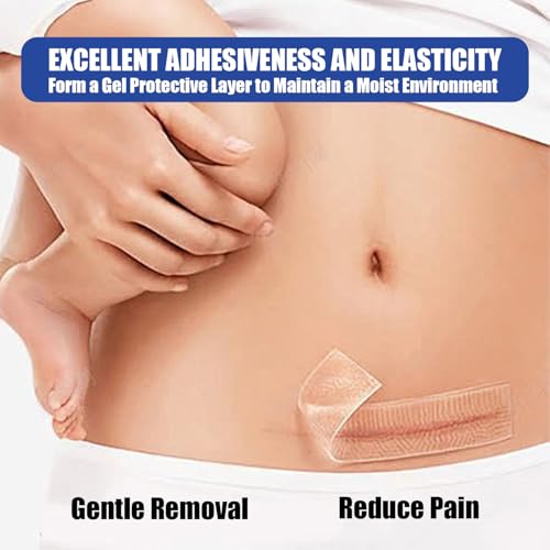 Hydrocolloid Bandages 4"x4",10 Packs, Waterproof Self‑Adhesive Pad 4IN * 4IN-10 PCS