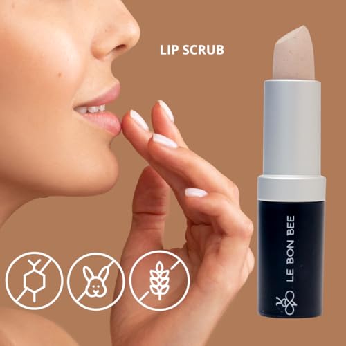 Lip Exfoliator, Moisturizing Lip Scrub, Unisex, Fragrance Free, Cruelty Free, Paraben Free, Gluten Free, Made proudly in USA with love.