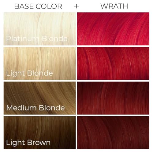 ARCTIC FOX Semi-Permanent Hair Dye WRATH - Vegan Ammonia-Free - 2 x 4 fl oz 4 Fl Oz (Pack of 2)