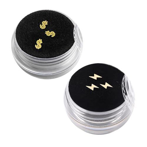 CHAMON 27Pcs Tooth Gems, Ultrathin Gold Plated Teeth Jewelry Teeth Jewelry