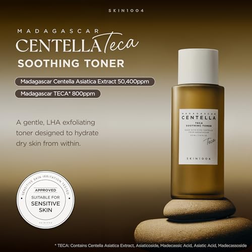 SKIN1004 Madagascar Centella TECA Soothing Toner, 50X Centella Toner for Soothing & Moisturizing, Centella Essence with TECA & PDRN, LHA for Gentle Exfoliation, Korean Skin Care, 7.10 fl.oz / 210ml Barrier Support