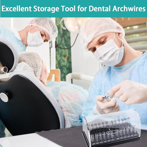 Acrylic Archwire Organizer Holder for Clinic Arrange and Store Teeth Arch Wires Use Acrylic (Round)
