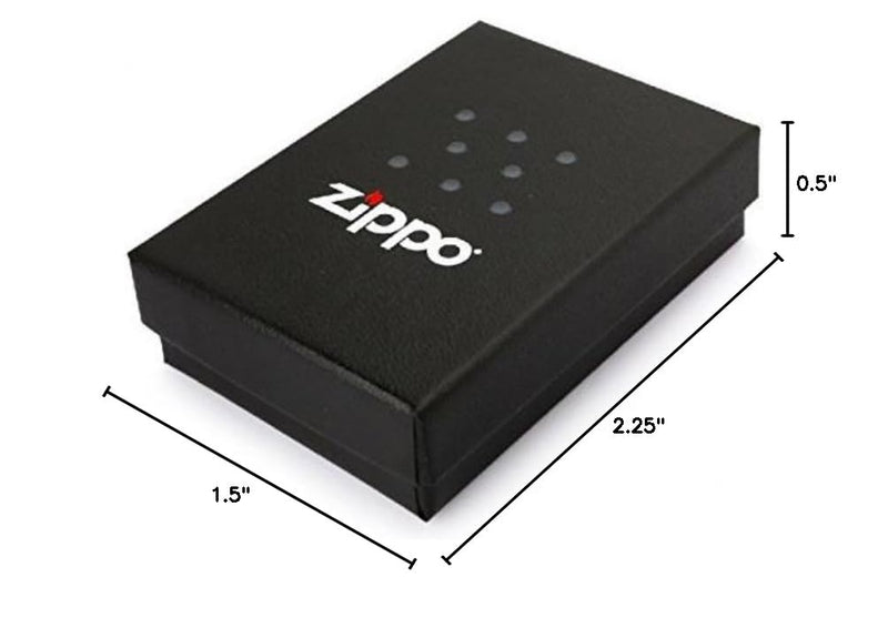 Zippo Lighter- Compass Windproof Lighter Compass Black Matte #Z5449 Compass Z5449