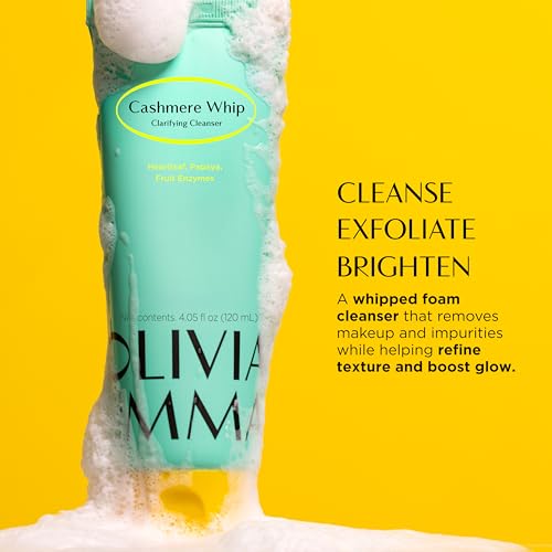 OLIVIAUMMA Cashmere Whip Clarifying Cleanser, Gentle Daily Face Wash, 120ml