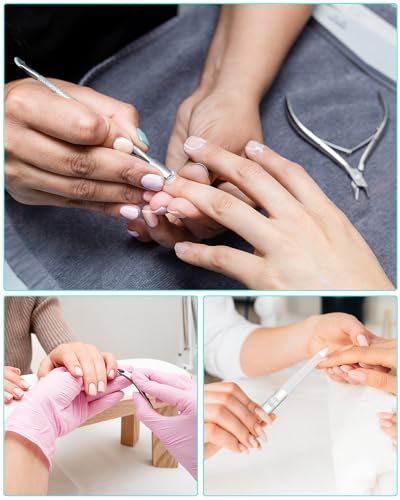 7pc Ingrown Toenail Remover Pedicure Tools Kit, Nail Clippers, File and Lifters Set for In Grown nails Removal, Professional Surgical Stainless Ingrown Toenail Tool Under Nail Cleaner