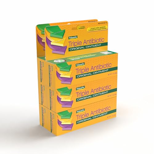Natureplex Triple Antibiotic Ointment 1.0 oz (Pack of 6) – Contains Bacitracin, to Aid Wound Care, Scrapes, Cuts, and Burns, Prevents Infections, Helps Healing – Made in USA