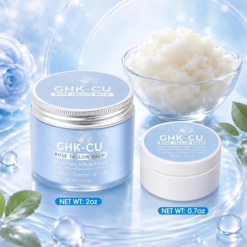 GHK-Cu Copper Peptide Face Cream with Methylene Blue, 2 Pack