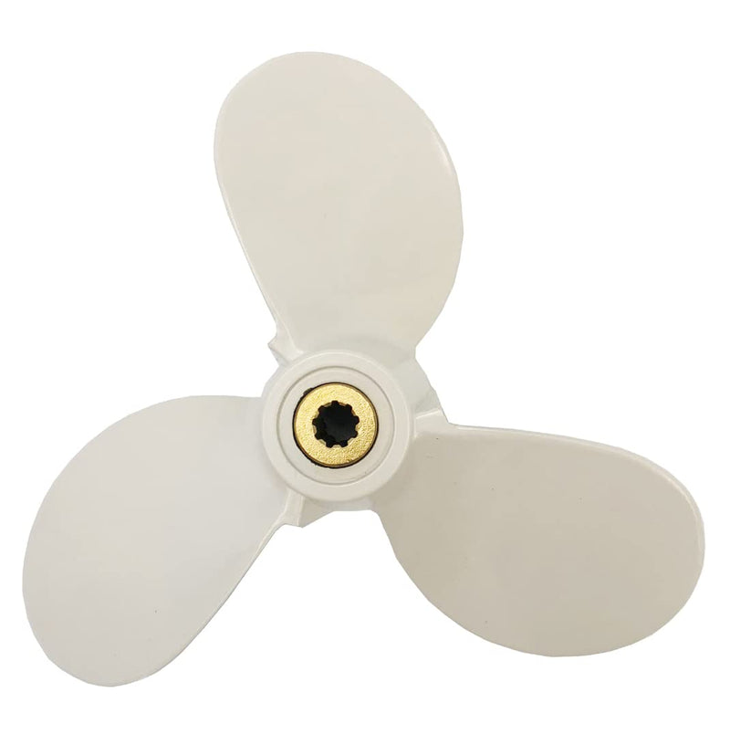 Yamaha Propeller for 4hp 5hp 6hp 4A 4M 5M 5C F4 F6L F6S F5A F6C 9 Spline Tooth/Boat Outboard Propeller 7 1/2x8-BA for Yamaha Engine Motor 6E0-45941-01-EL
