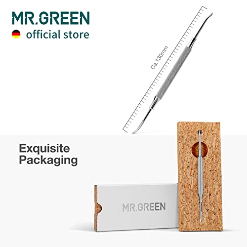 MR.GREEN Multi-Function Nail Care Tools Cuticle Pusher Nail Dirt Cleaner Double Headed Design Pry Up Nails Cuticle Trimmer (Mr-2158) Mr-2158
